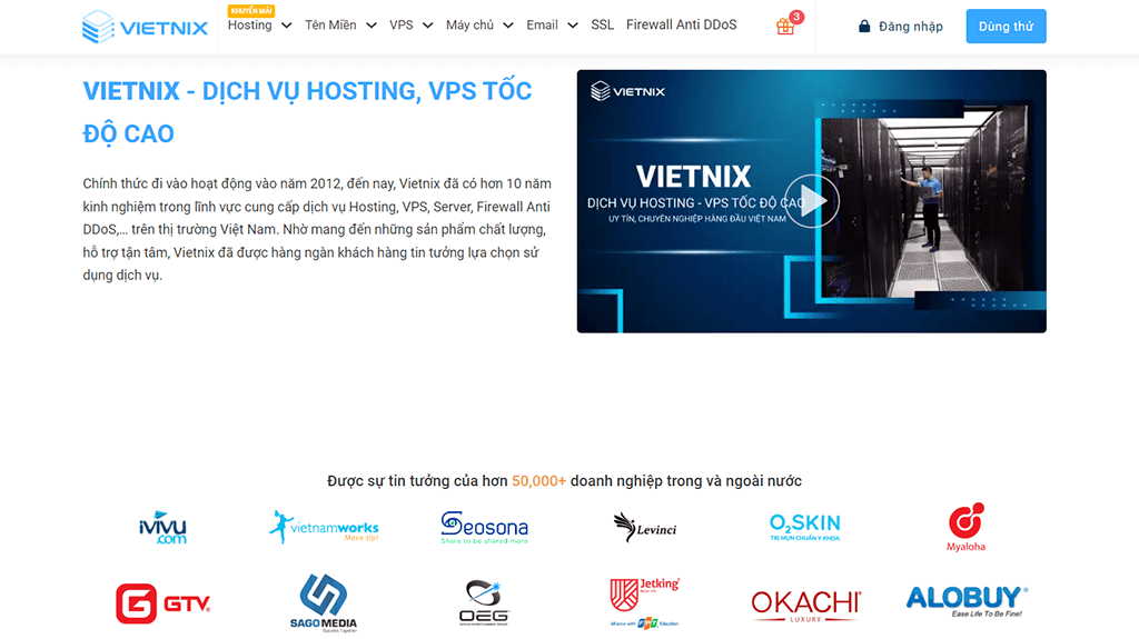 Trang chủ Vietnix hosting